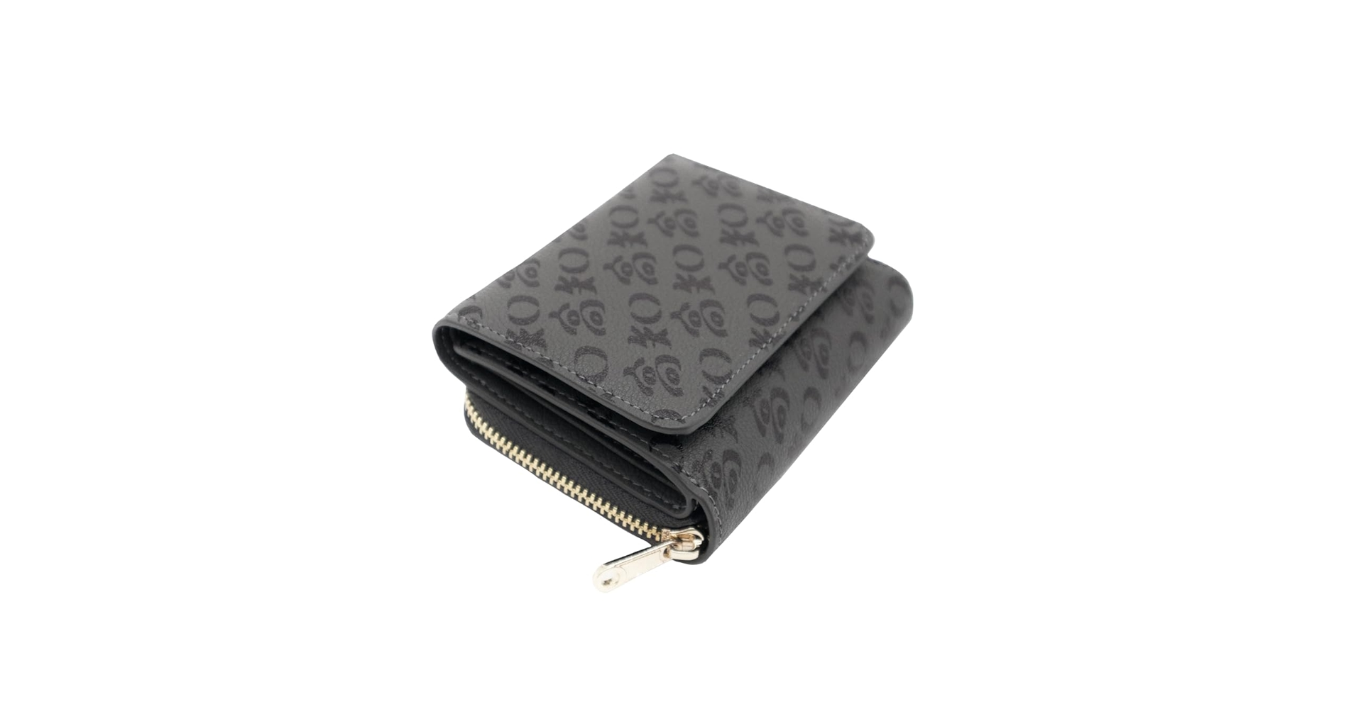 Amazon | 【ブランド高知】高知の三つ折り財布 グレー×ブラック