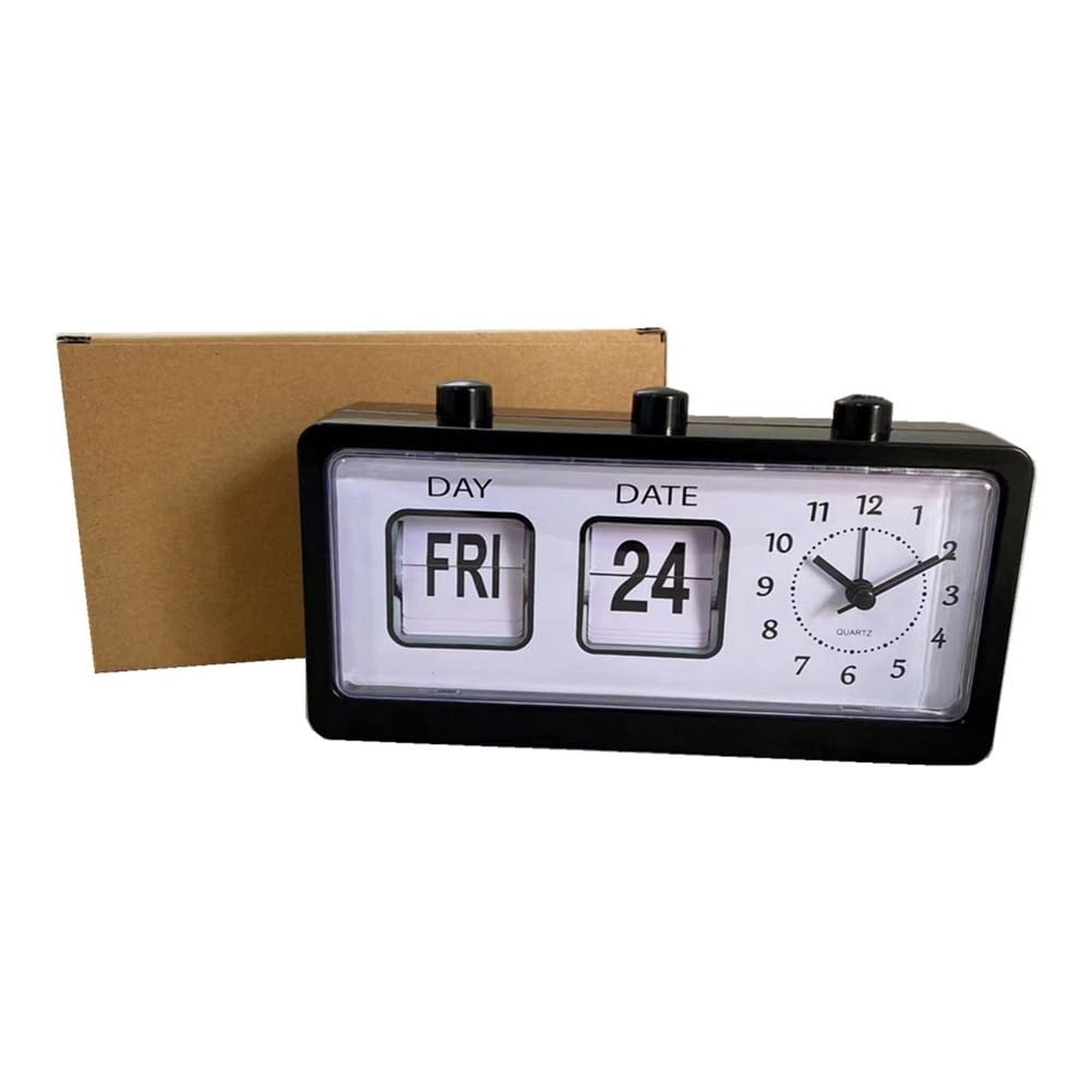 Amazon.co.jp: ROLE 機械式目覚まし時計 ノベルティフリップクロック