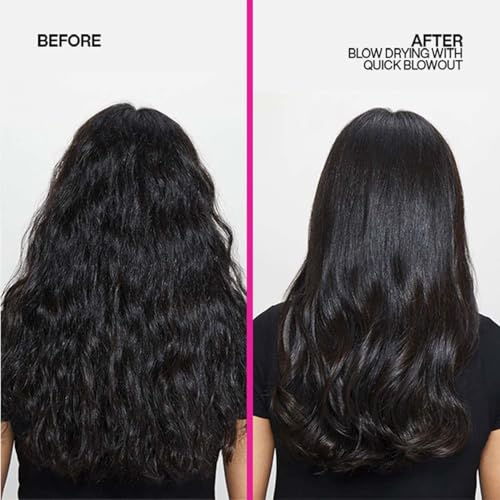 Image of Redken Quick Blowout Lightweight Hairspray for Fast Blow Dry, 125 ml | Lightweight Blow-dry Primer Spray. Speeds up blow-dry and styling time while adding heat protection.