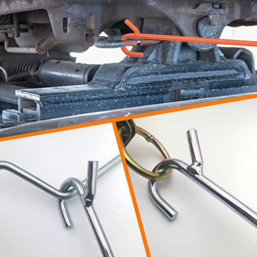 AUTOAlkins Heavy Duty 5th Wheel Pin Puller, 32" Solid Steel Chrome