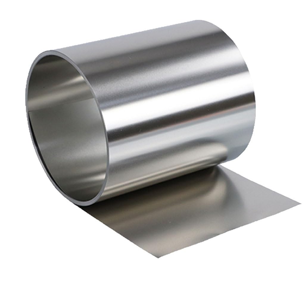 1 rotolo di lamina di acciaio inossidabile 304 da 1000 mm, spessore 0,05 mm, 0,1 mm, 0,15 mm, 0,2 mm, 0,3 mm, 0,4 mm, 0,5 mm, striscia stretta(Thickness 1mm)