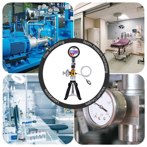 Image of Hand Operated Pressure and Vacuum Calibrator (Range: -0.9 to 30 Bar) for Calibration Labs, Pressure gauge Calibration. Model: AI-2200 (Only Calibtator)