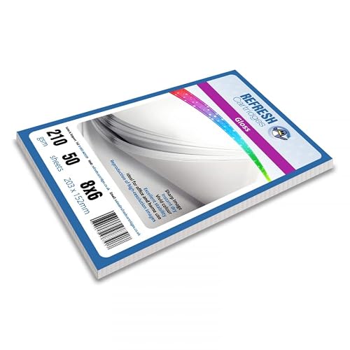 Refresh Cartridges Profesjonalny papier fotograficzny do drukarek atramentowych, 8 x 6, 210 g/m², 50 arkuszy