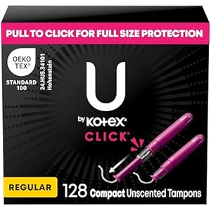U by Kotex Click Compact Tampons, R...
