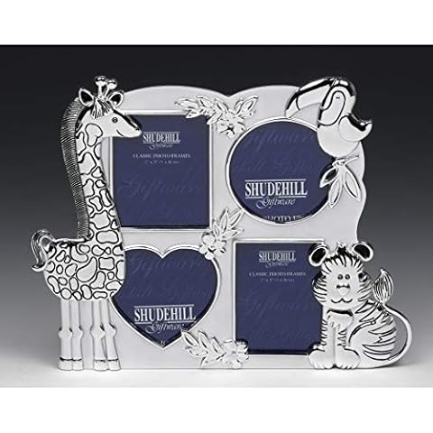 Jungle Animals Silver Photo Frame Gift Cover