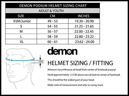 Demon United DMN7763D Podium Black/Black Full Face Mountain Bike Helmet- Bmx Helmet- thumb #4