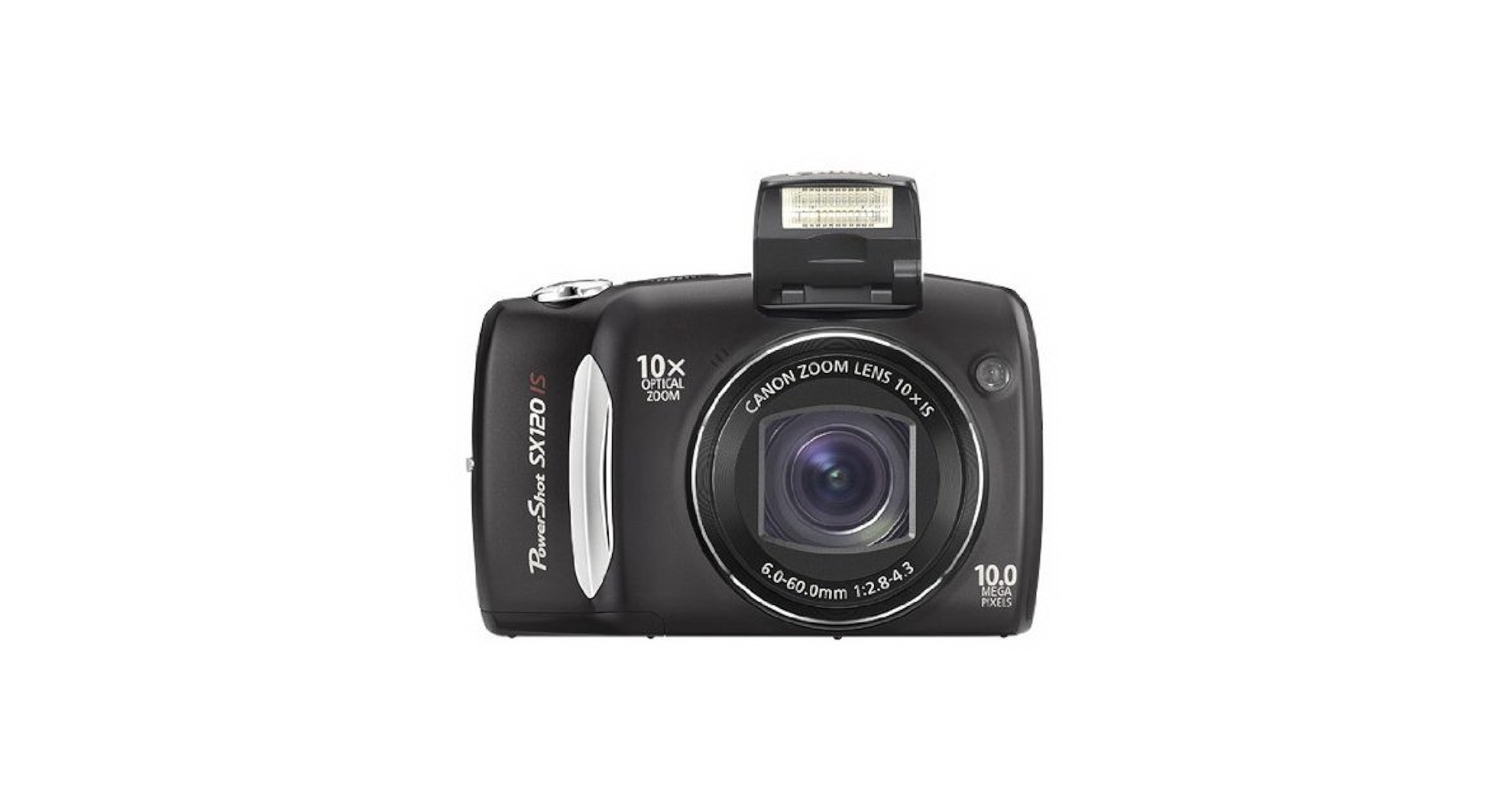 【動作品】Canon Power Shot SX120 IS ブラック Canon PowerShot SX120 IS Digital Camera 3634B001 B&H Photo Video