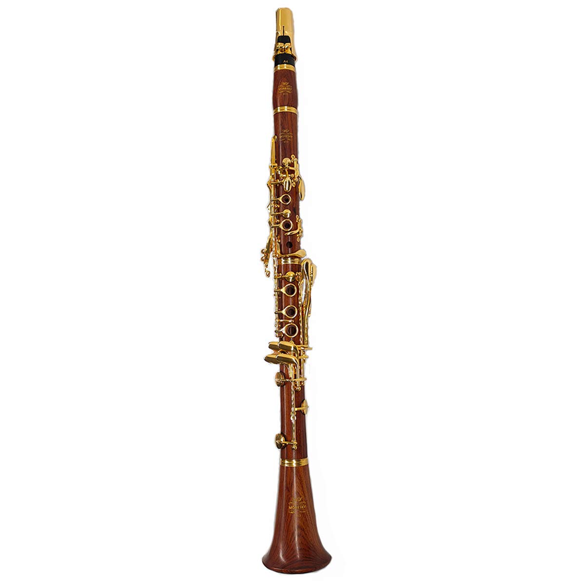 MORESKY Red Wood Professional Clarinet Rosewood bB Gold-plated keys Solid wood Sib Klarnet