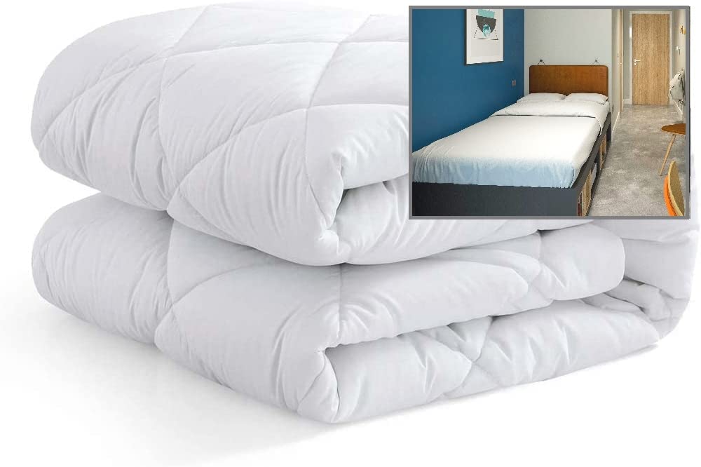 STUDENT/UNIVERSITY BED 150g Mattress PROTECTOR (4 Corner Elastic Anchors) 36" x 84" "PREMIUM RANGE” 3' X 7'