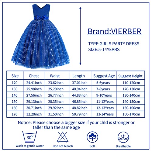 Girls Dress Party Dress For Girls Knee Length Cute Priness Dress Christmas Holiday Dress(11-12 Years,Blue Princess Long Dress) … #TOP3
