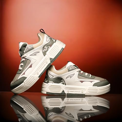 Image of ASIAN Lifestyle-02 Men's Stylish Sneakers | Comfortable Sporty Sneakers with PU Upper & Cushioned Insole | Ideal for Gym, Walk, Travel, & Casual Wear