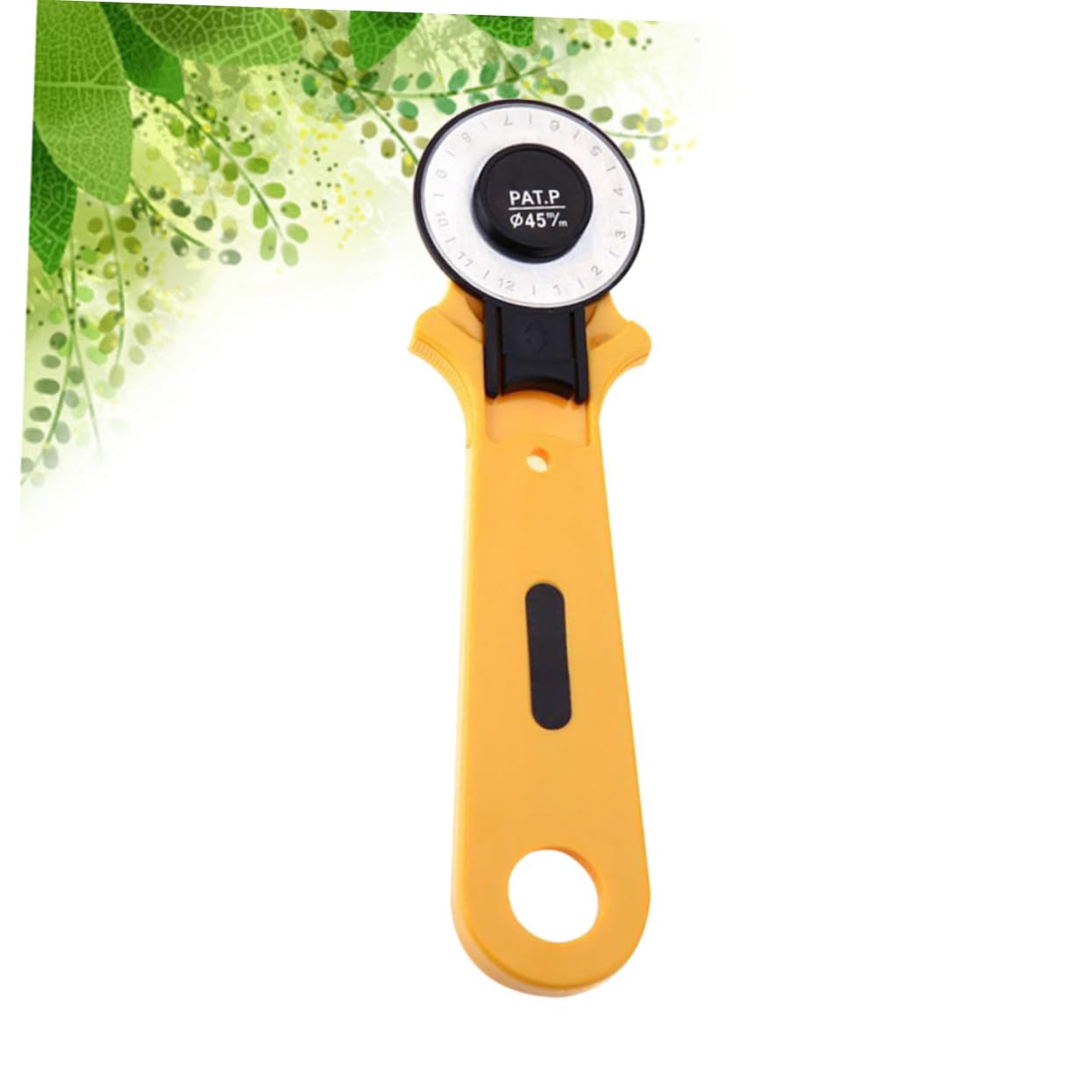 Operitacx 3sets Leather Cutting Round 28mm 45mm Rotary Cutter Tungsten Steel Soft-grip Handle Safety Lock Left/right Hand for Craft 2pcs*3