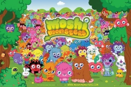 Moshi Monsters - Poster (The Whole Gang) (Size: 36" x 24") by Posterstoponline