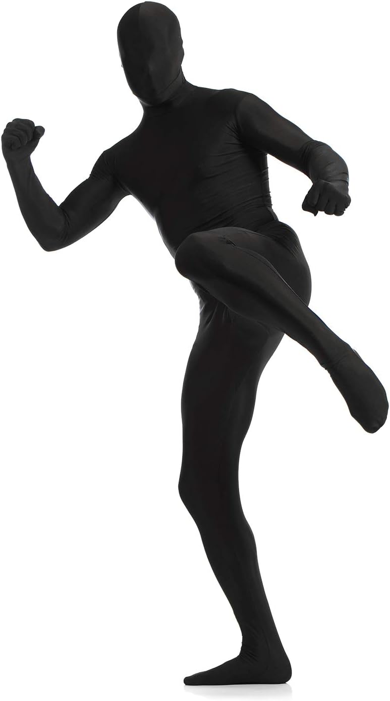 Ensnovo Mens Full Body Tights Suit Costumes Spandex Zentai Bodysuit