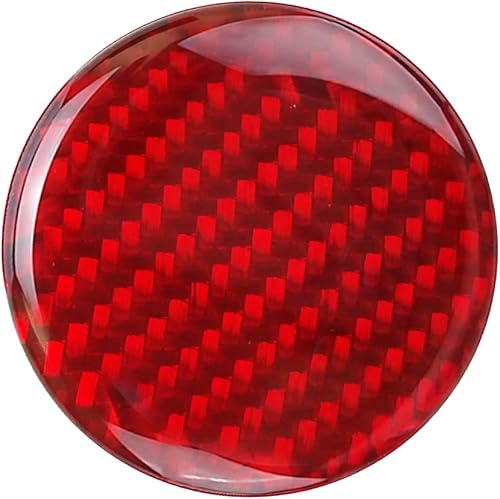 ramuel Compatible con consola central de fibra de carbono, panel de palanca de cambios interior, cubierta de pomo, accesorios de automóvil para Jeep