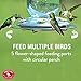 Perky-Pet Mason Jar Vintage Style Glass Hummingbird Feeder 785-1SR - Humming Bird Feeders for Outdoor Garden Decor - 32 Oz Nectar Capacity