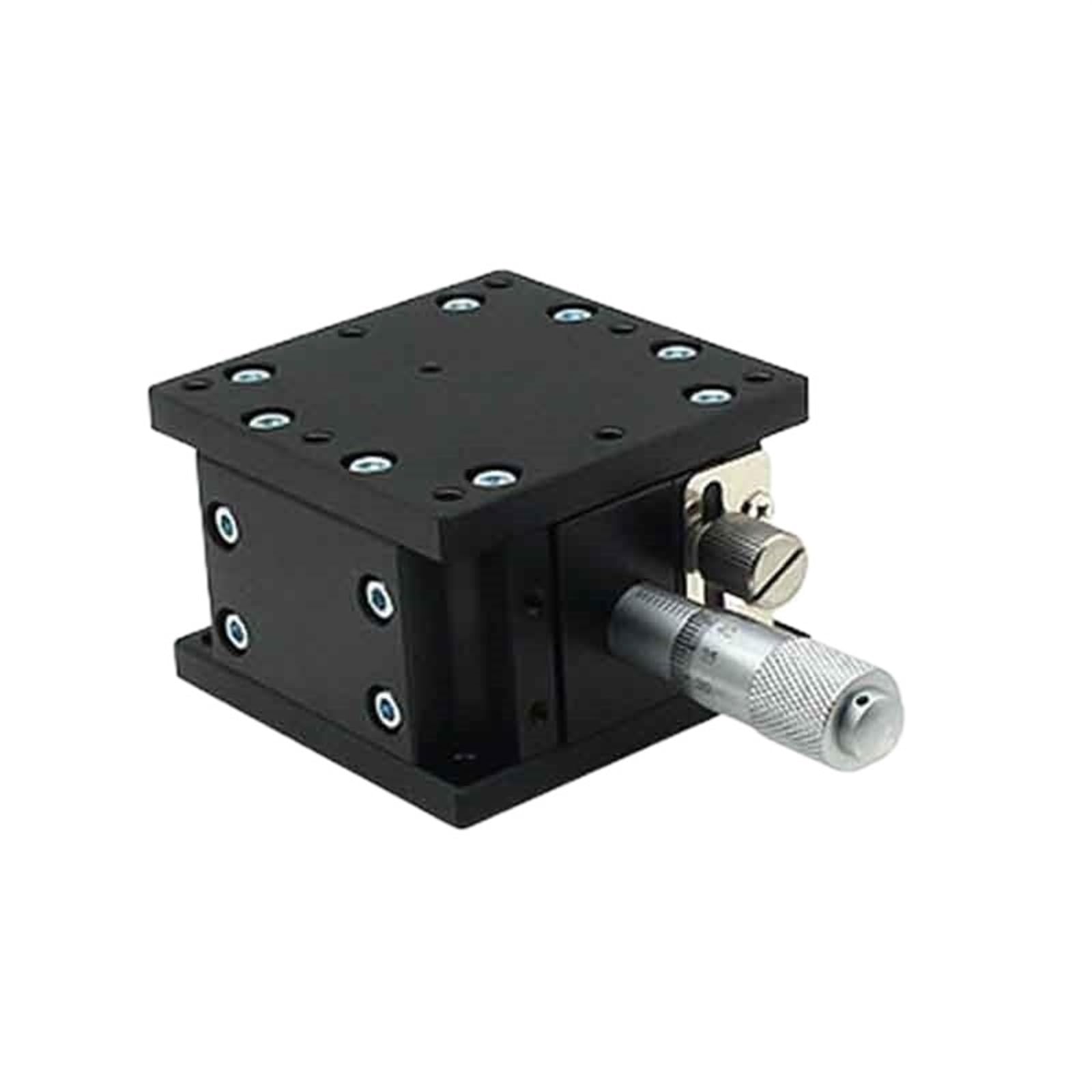 KGLHJDY Double Cross Rail Sliding Table LZ60-2 Z axis 60mm x 60mm Displacement Manual fine Tuning Platform Component