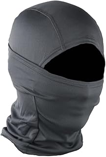 Touca Ninja Balaclava Articulada Profissional Resistente Frio Proteção Uv50 Multifuncional Respirável (BR, Alfa, Único, P, Cinza)