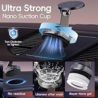 Magnetic Phone Holder for Car 2026 Heavy Duty Model 360° Adjustable Vacuum Suction Car Magsafe Phone Mount Cell Phone Holders for Your Car for iPhone 16 Pro Max 15 14 13 12 Plus (Metal Stand Rotor) — image 6