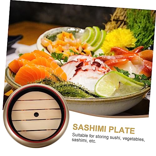 Cabilock 2 piezas plato salmón para sushi y sashimi miniatura 3