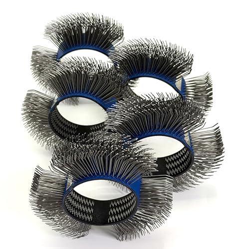 Image of 5PCS, Abrasive Wire Wheel Belts, Bristle Blasting Tool for Surface Blaster | 0.5mm Carbon Spring Steel, Metal Blaster Clearing, Bristle Blasting Wheels, 23mm width, Medium Type, A Box with Five Belts