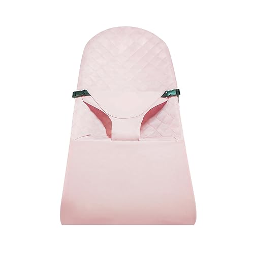 Asiento de tela para gorila, funda de repuesto para Baby Bjorn Bouncer Bliss, suave y transpirable, lavable a máquina (rosa, solo funda)