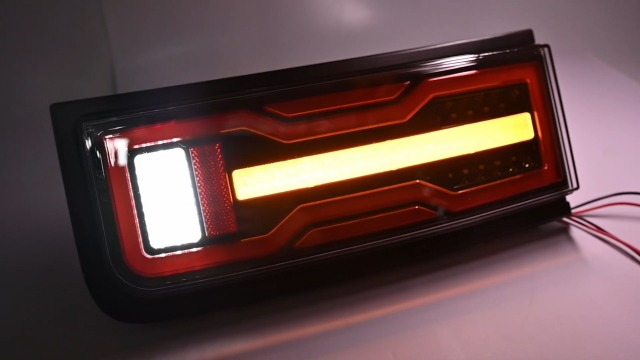 EAGLE EYES LED Tail Lights For Hummer H2 SUV – 2003-2009, Euro Red Clear Pair