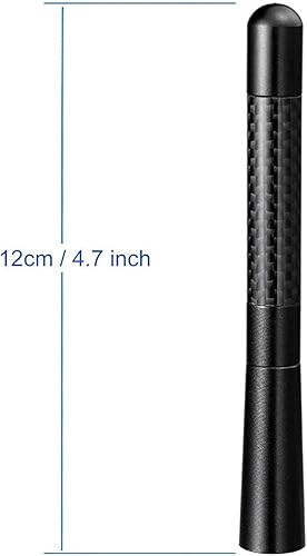 Miniatura 6 de Bingfu Antena de radio de coche de fibra de carbono para camión de repuesto para Ford F150 Raptor F250 F350 F450 Super Duty, Dodge RAM 1500 2500