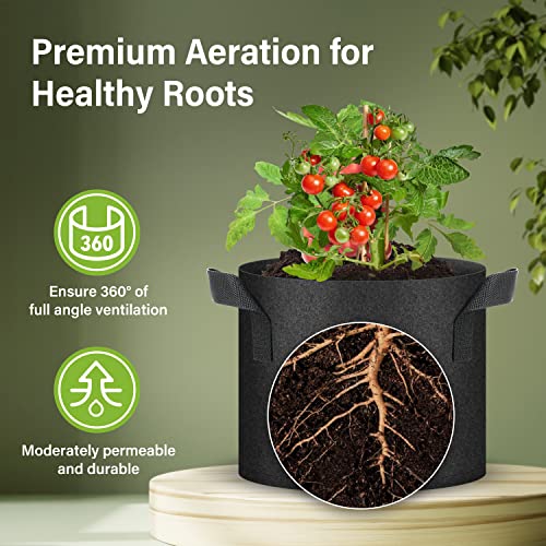 Healsmart Plant Grow Bags 5 Gallon thumb #3
