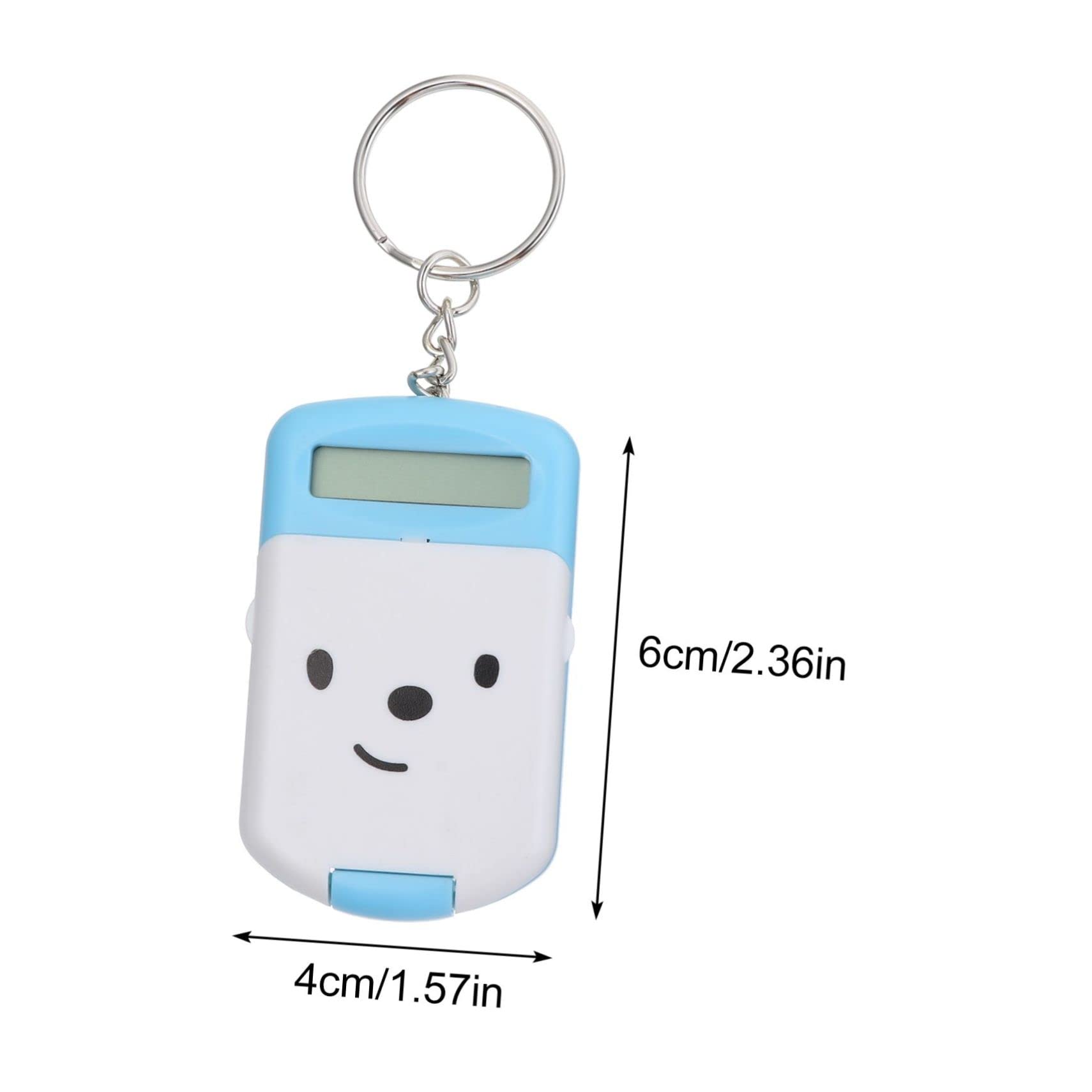 KONTONTY 2Pcs Cartoon Portable Mini Calculator for Students Durable School Supplies Lightweight and Practical Present for Office Workers