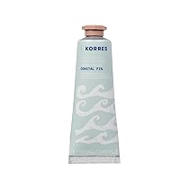 KORRES COASTAL FIG Crema mani, trattamento idratante per le mani con olio di mandorle dolci, profumo naturale di fico, senza siliconi e parabeni, per mani morbide e cuticole curate, 50 ml