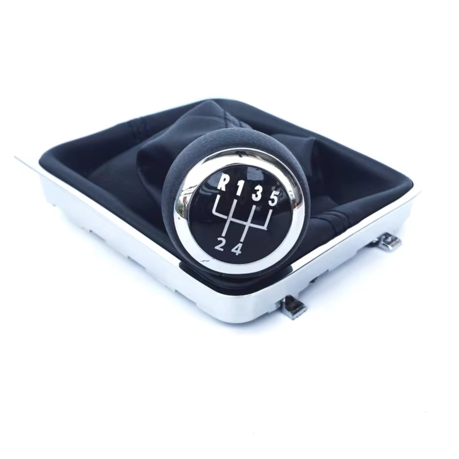 HILLAR Car Gear Stick Knob for for Passat B6 2005-2011 5/6 Speed Car Gear Shifit Knob Handball Shifter Lever Gaiter Boot(5 Speed Gaiter Boot)