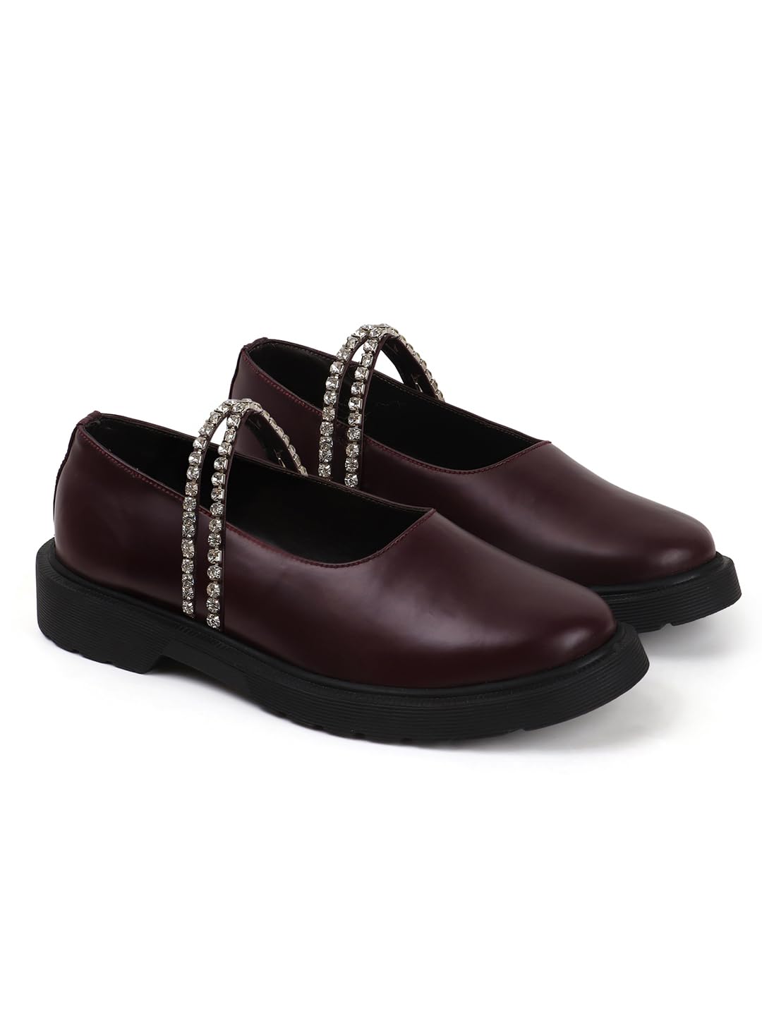 tryme Embellished Loafer Shoes for Women & Girls | Comfortable Slip-On Flats | Ethnic, Wedding & Festive Footwear-picture-27