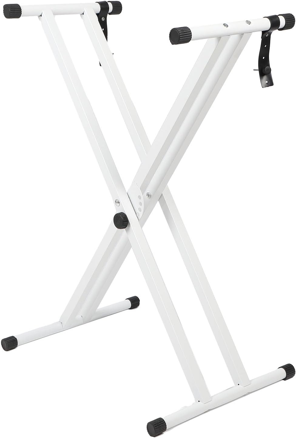 Yosoo Electronic Keyboard Stand Height Width Adjustable, Stability and Portability Keyboard Stand, for Recording Studios and Music Lessons, Made From Metal and Plastic