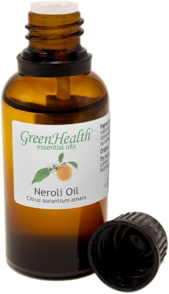 Neroli Essential Oil – 1 fl oz (30 ml) Amber Glass Bottle – 100% Pure & Natural, Undiluted - GreenHealth