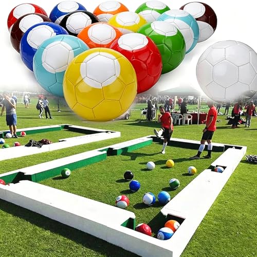 Balles de billard en cuir football de snooker pour jeux de table extérieurs et intérieurs