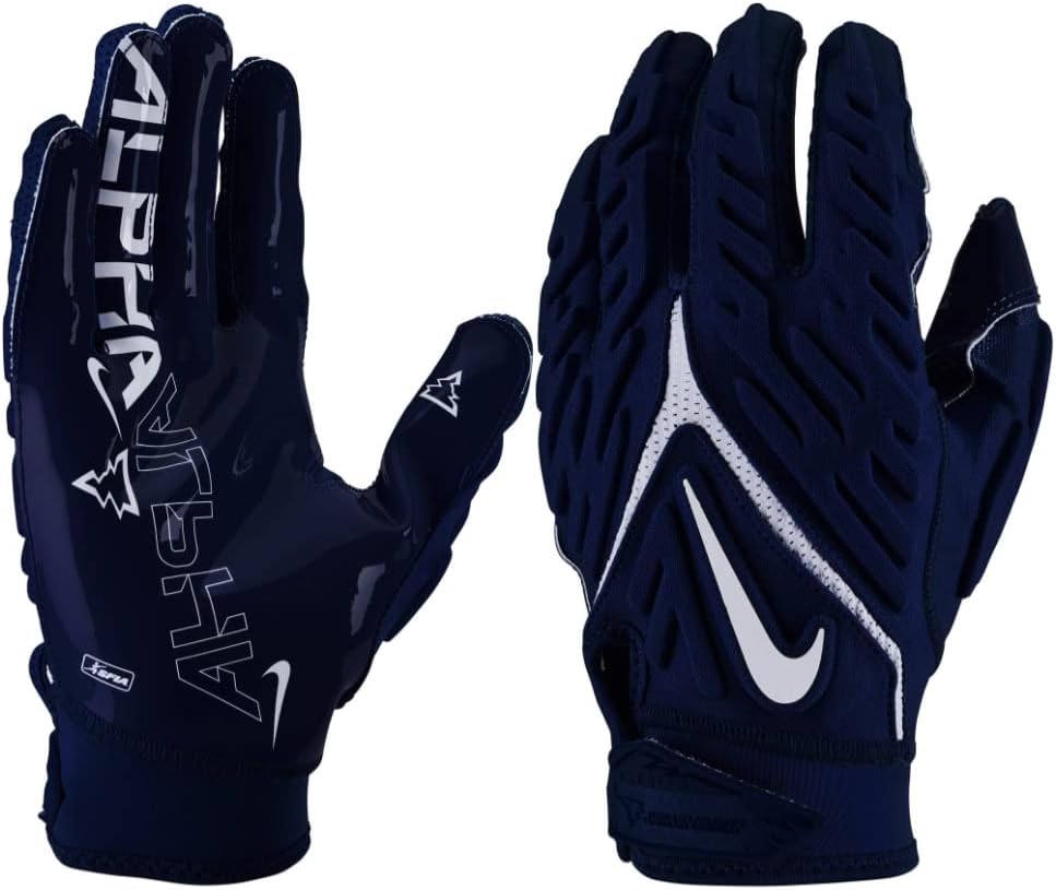 Nike Superbad 6.0 Football Gloves Navy White 2XL