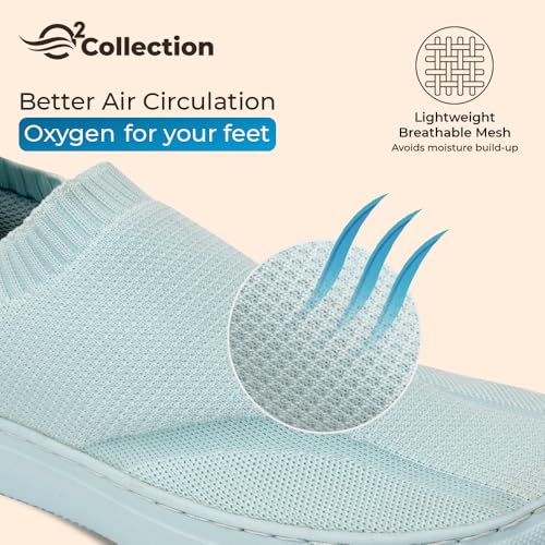 Image of YOHO Men's Freestep Spacious And Casual Slip On Shoes | Comfortable For Long Hours Of Walking | Outperforms Memory Foam | Arch Support Insole