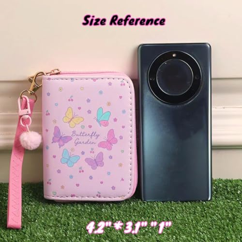 Image of AACKS Little Girls Coin Purse Kids Small Wallet for Teens Women Mini Coin Pouches with Strap Cute Cartoon Card Holder Cat Kitty Panda Unicorn