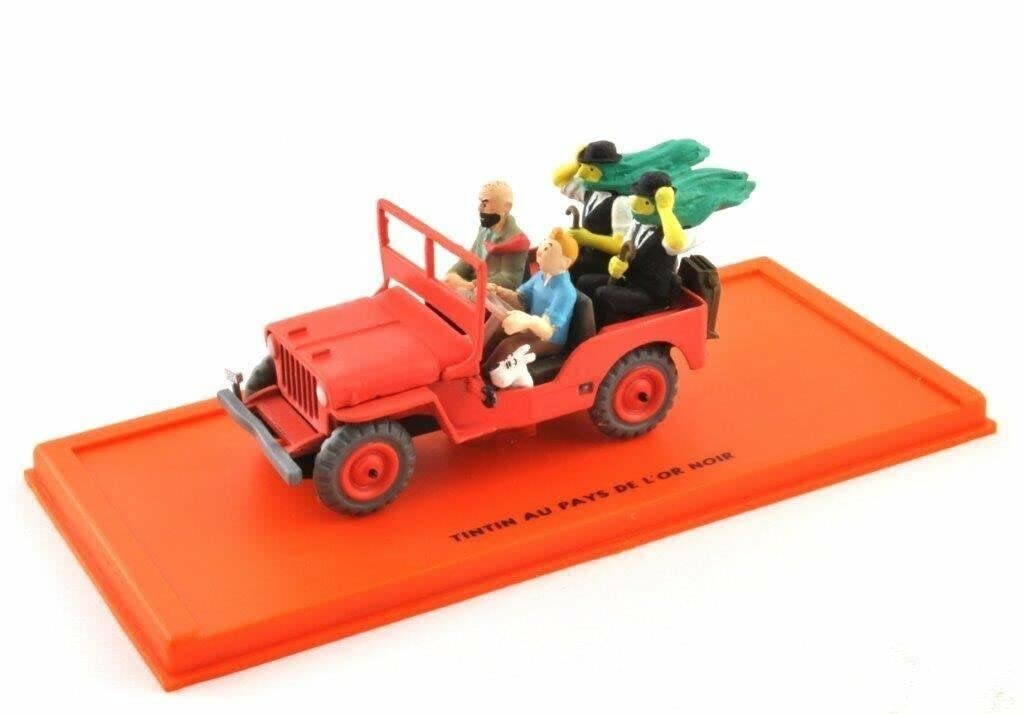 Jeep Tintin – Hapax Au Pays De L'or Noir, Miniature De Collection Neuve