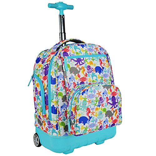 pacific gear rolling backpack