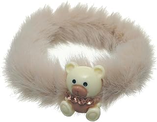 ربطه شعر قماش للنساء - بيج LOG-HTie10