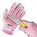 Evridwear Cut Resistant Gloves for Kids 4-6 Years, Level 5 Protection Cutting Gloves Food Grade for Cooking, Whittling, Wood Carving, Gardening and DIY