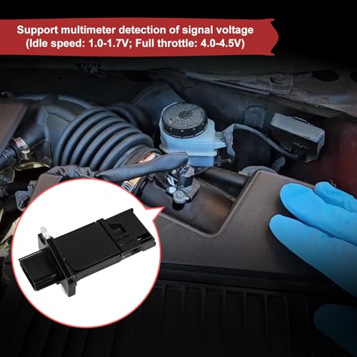 Image of Mass Air Flow Sensor Meter MAF, 22680-7S000 Mass Airflow Sensor Compatible Nissan Altima 03-14, Rogue 08-13, Frontier 05-19, Murano 03-14, Infiniti Q70, Q45, M37 Pathfinder, Armada, Maxima, Rogue