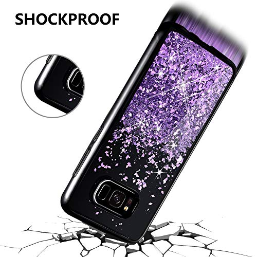 KOUYI Cover Galaxy S8 Plus, 3D Glitter Liquido