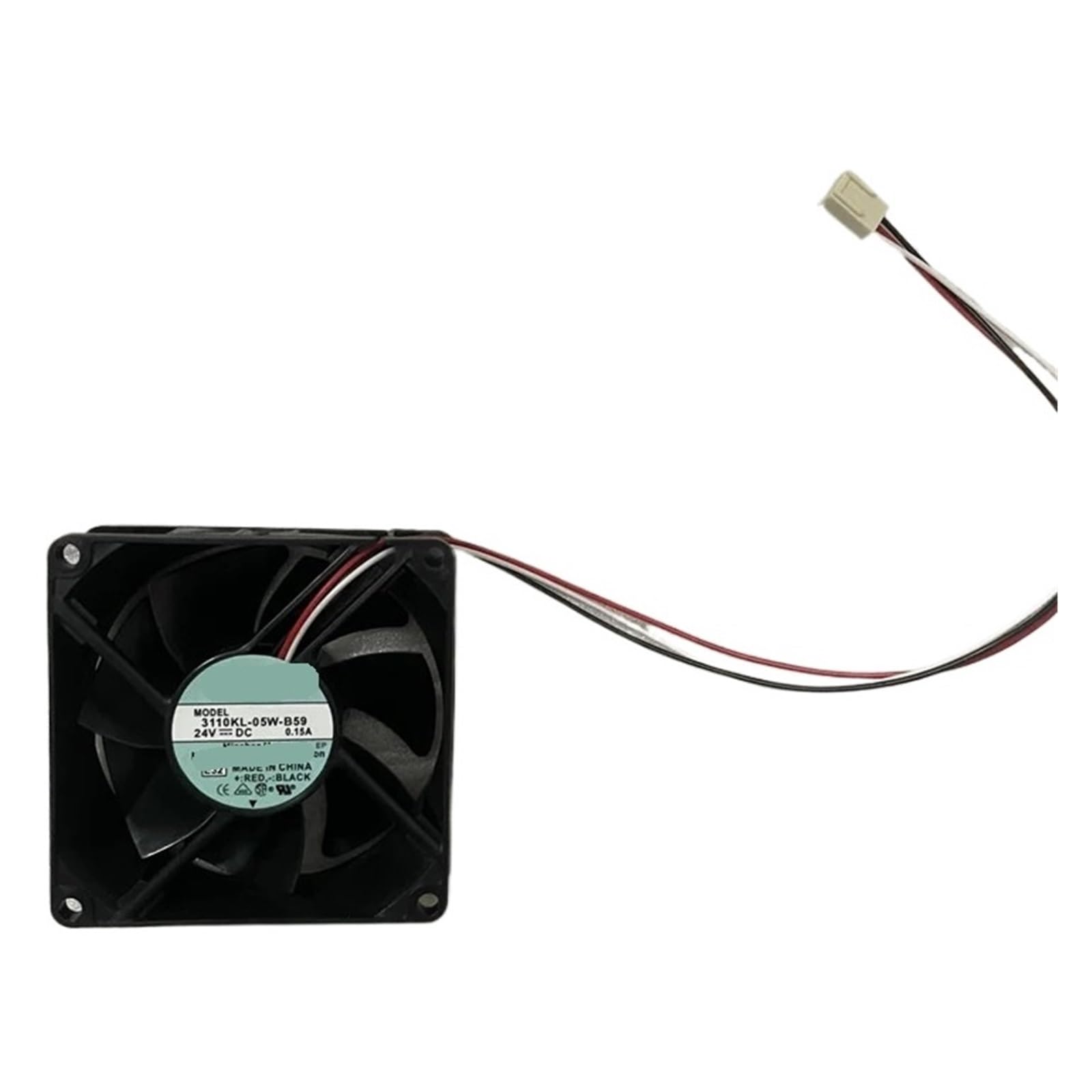 Gjexxptst One Color 80X80x25mm 3110Kl-05W-B59 8025 Dc 24V 0.15A 2.88W 3-Line Fan