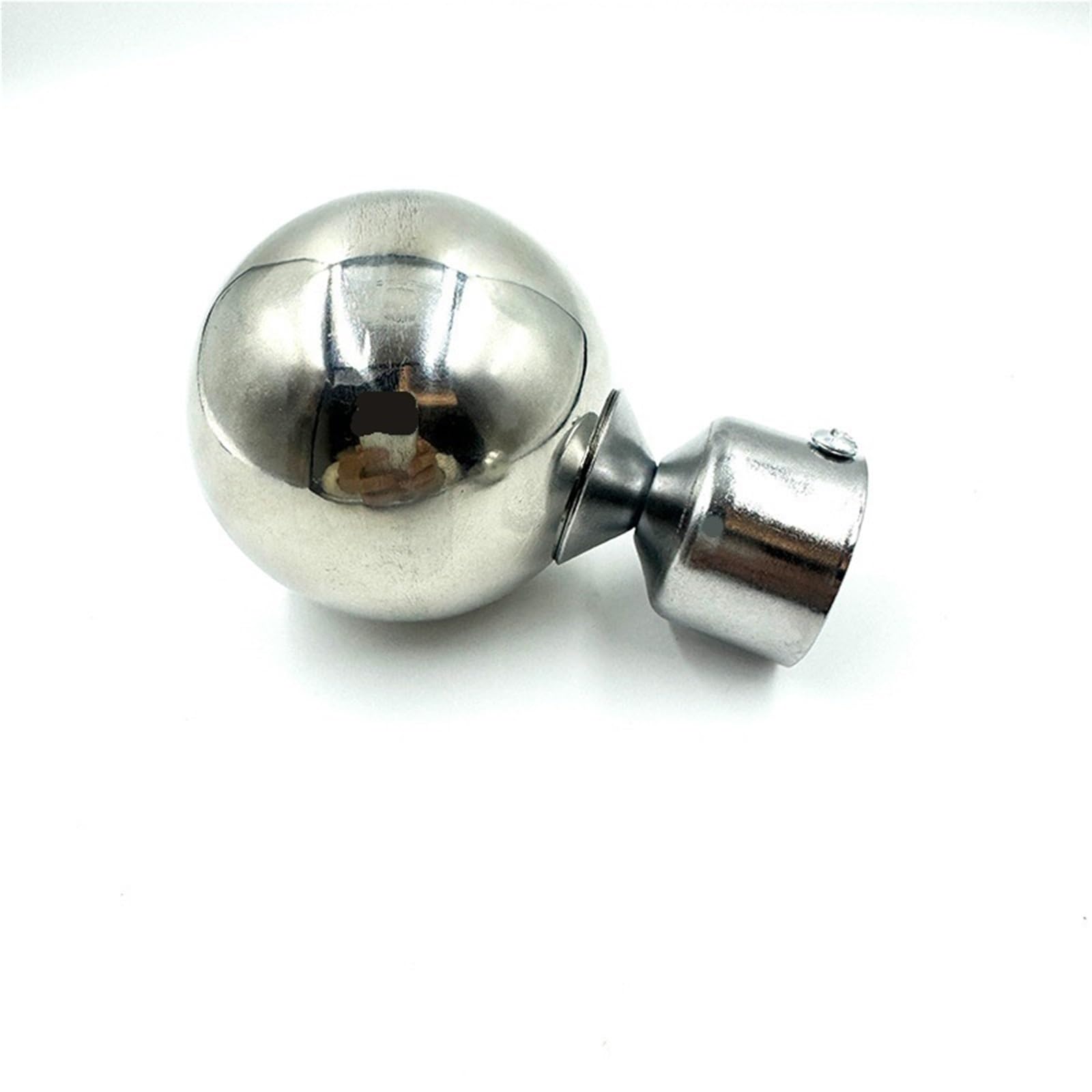 Końcówki karniszy Dekoracyjne, Zakończenia karnisza kulkowego ze stali nierdzewnej 2 szt. 50 mm 63(63.0mm-2.48in)
