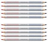 Faber-Castell 110910 Jumbo Grip Silbentrennstift Bicolor rot und blau (10, Silbentrennstift)