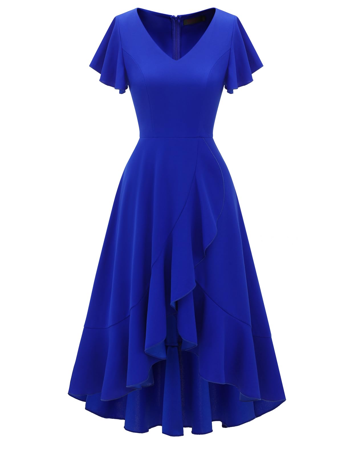 Snapklik.com : Womens Cocktail Dresses, Semi Formal Modest Wedding Guest Prom Graduation Bridesmaid Tea Party Aline Ruffle Fit Flare Prom Summer Dress RoyalBlue L Snapklik.com : Womens Cocktail Dresses, Semi Formal Modest Wedding Guest Prom Graduation Bridesmaid Tea Party Aline Ruffle Fit Flare Prom Summer Dress RoyalBlue L
