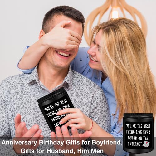 Homsolver Gifts for Men Him, Anniversary Romantic Gifts for Boyfriend Husband, Birthday Thanksgiving Christmas Valentines Day Presents for Boyfriend Best Friends Men, Scented Candles for Him by Homsolver - Image 4